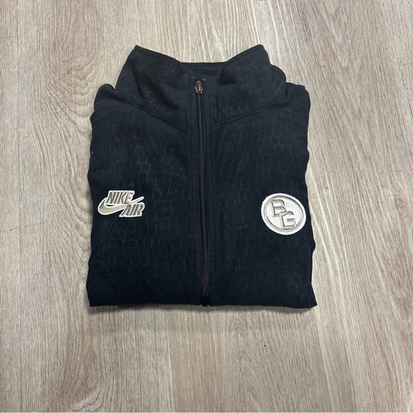 VINTAGE Y2K Men's XL Nike Air Battlegrounds Bred Snakeskin Pattern Zip Jacket - Picture 1 of 6